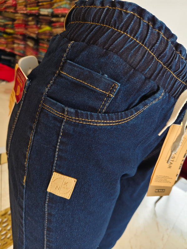Denim jogger jeans